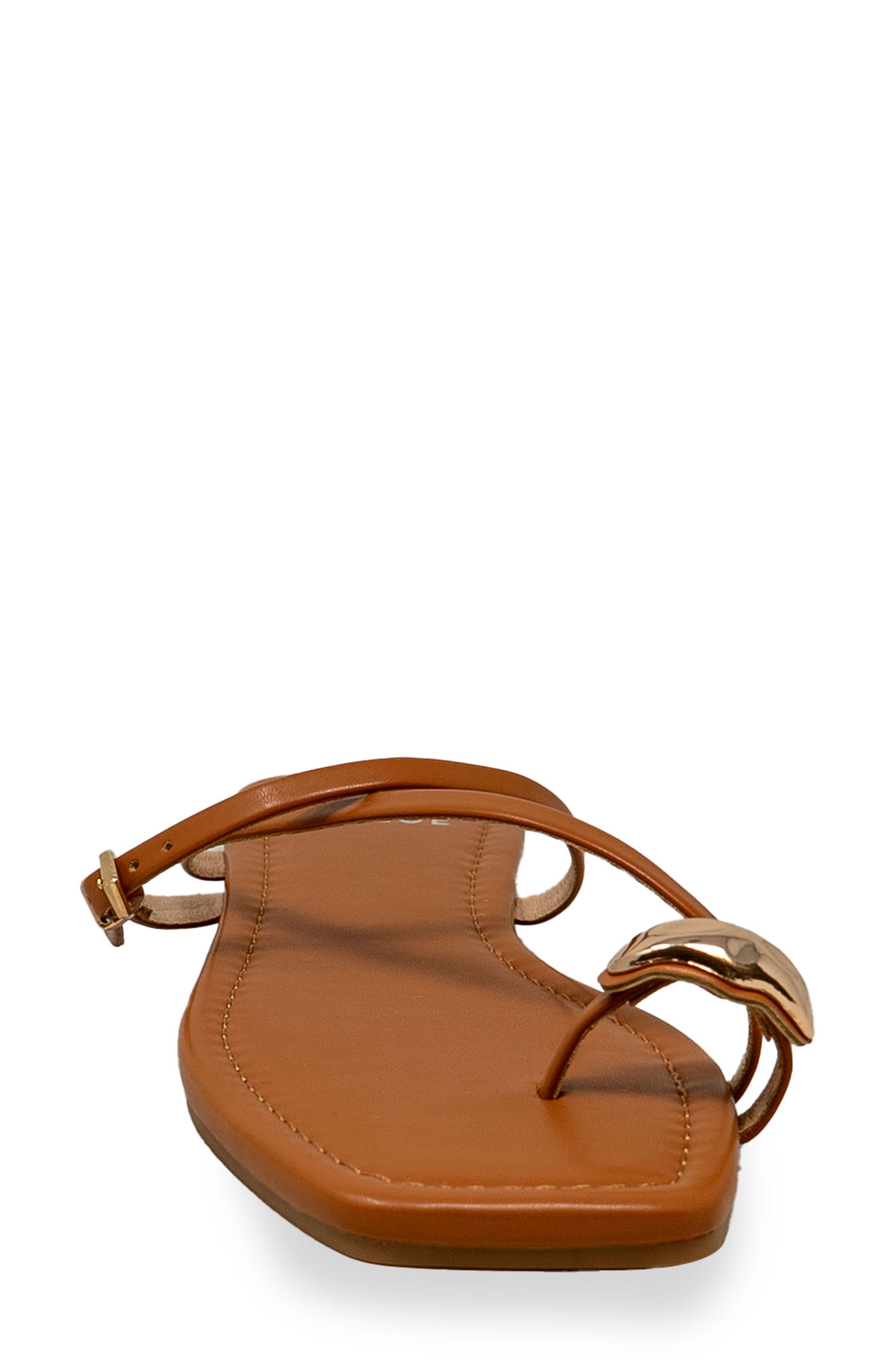Toe Loop Sandal, Alternate, color, TAN
