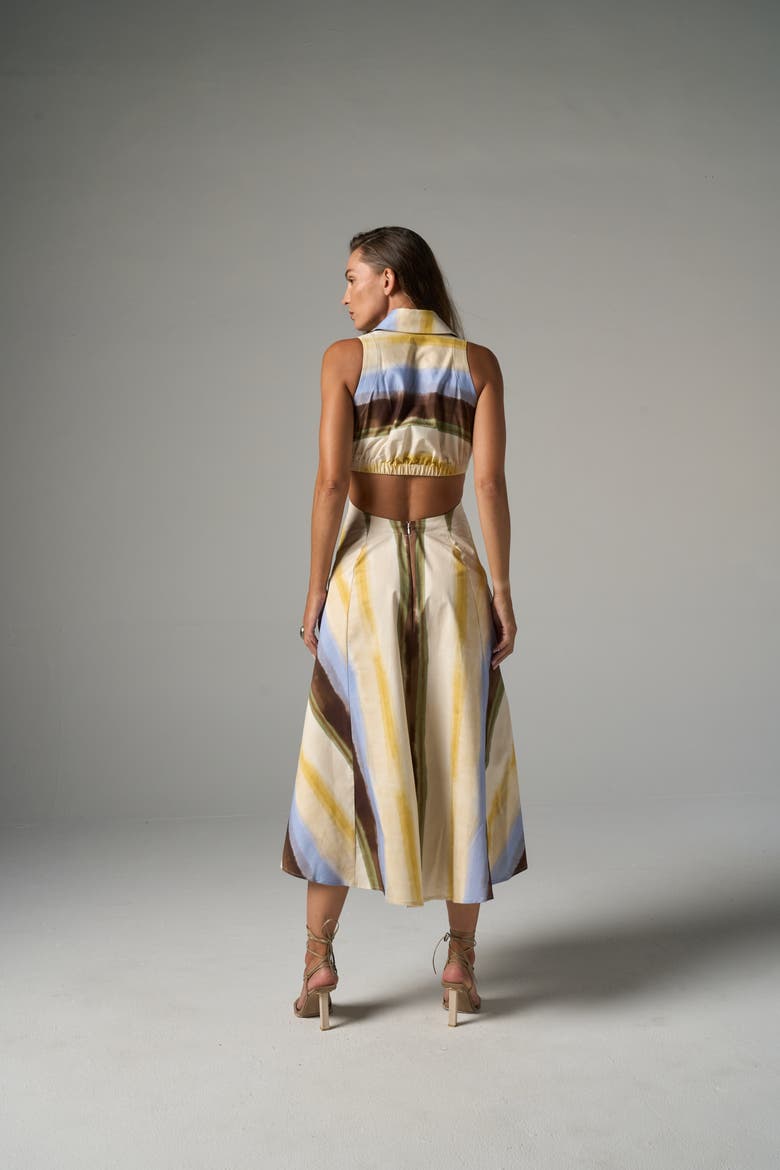 Fiona Dress, Alternate, color, Blue Multi
