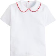 Little English Kids' Piped Peter Pan Short Sleeve