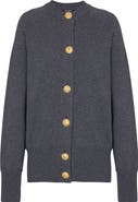 Balmain Buttoned eco-cashmere cardigan