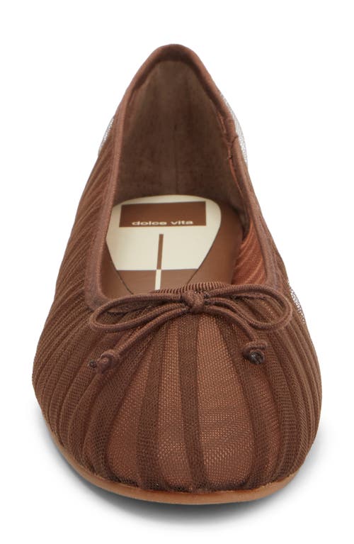 Dolce Vita Cianna Ballet Flat In Brown
