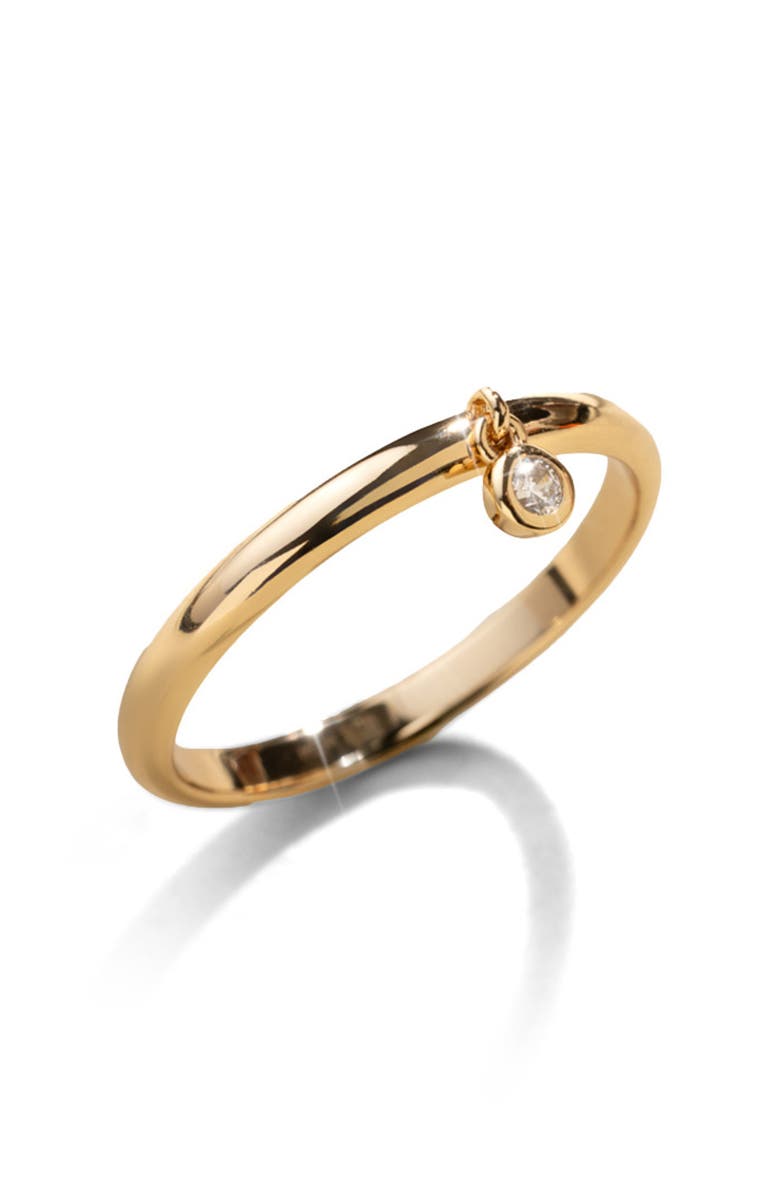MADE BY MARY CZ Poppy Drop Ring, Alternate, color, Gold Vermeil