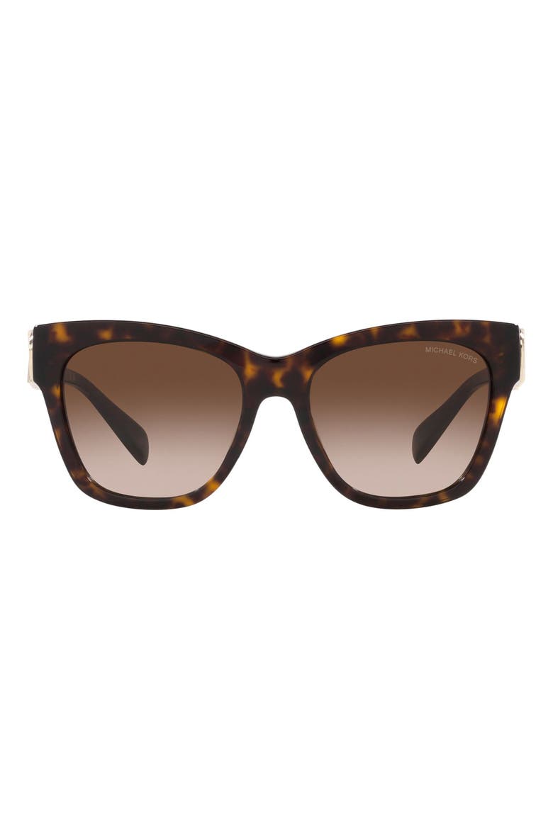 Empire 55mm Gradient Cat Eye Sunglasses, Main, color, DK TORT