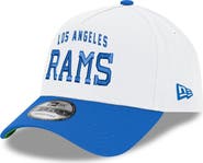 New Era Men's New Era White/Royal Los Angeles Rams Classic Sol Alternate A-Frame 9FORTY Adjustable Hat