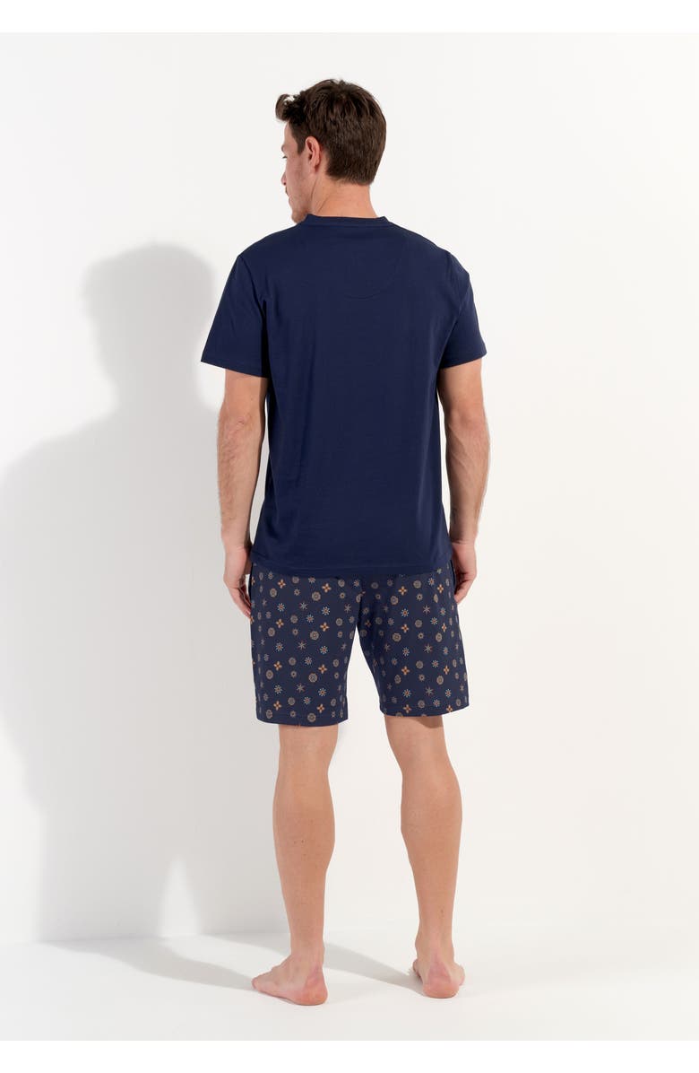 HOM Mandala Short Sleepwear, Alternate, color, Navy Print