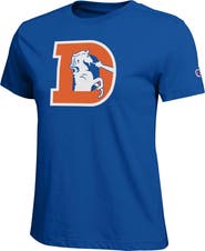Champion Women's Champion  Royal Denver Broncos Logo T-Shirt
