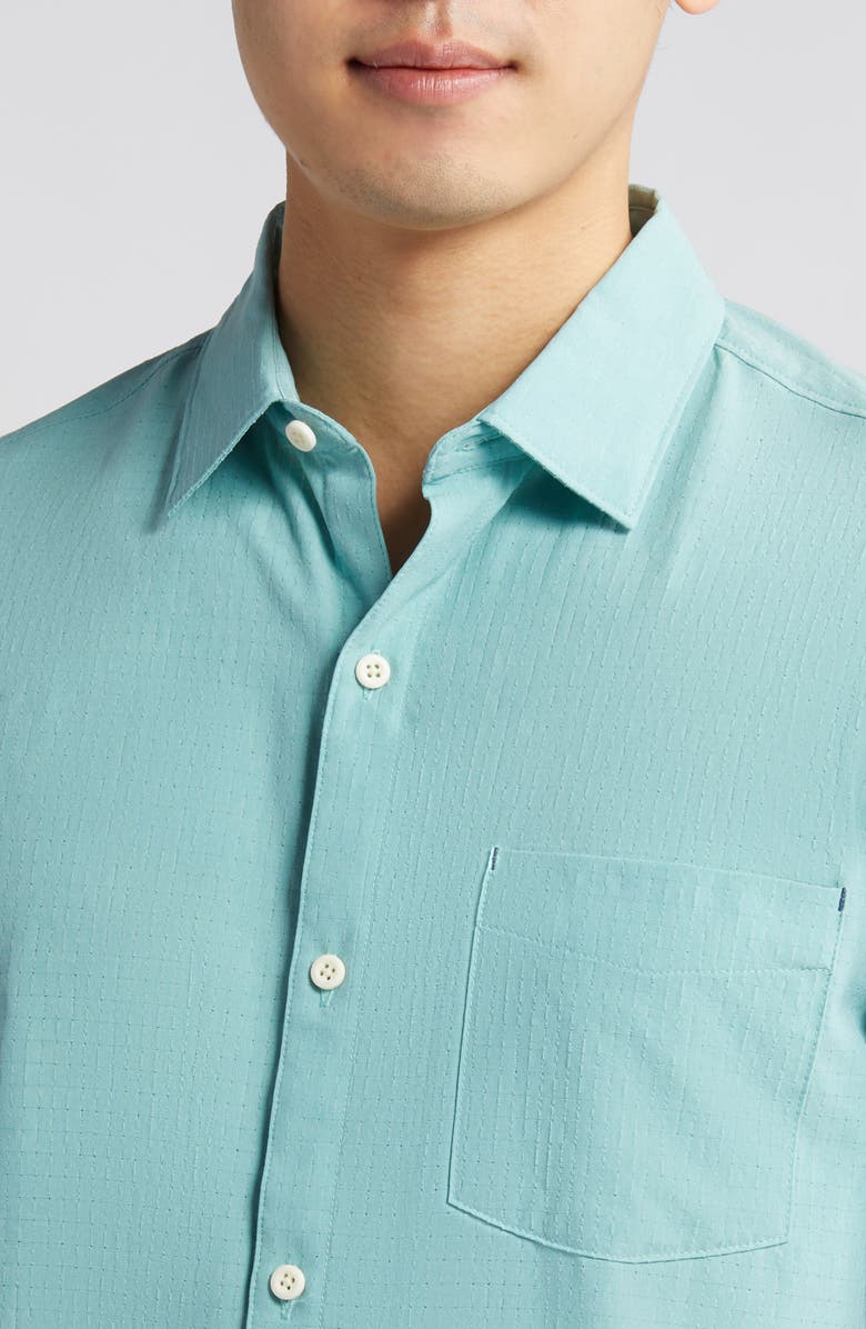 Tommy Bahama Bahama Coast Sandy Point Solid IslandZone<sup>®</sup> Short Sleeve Button-Up Shirt, Alternate, color, 