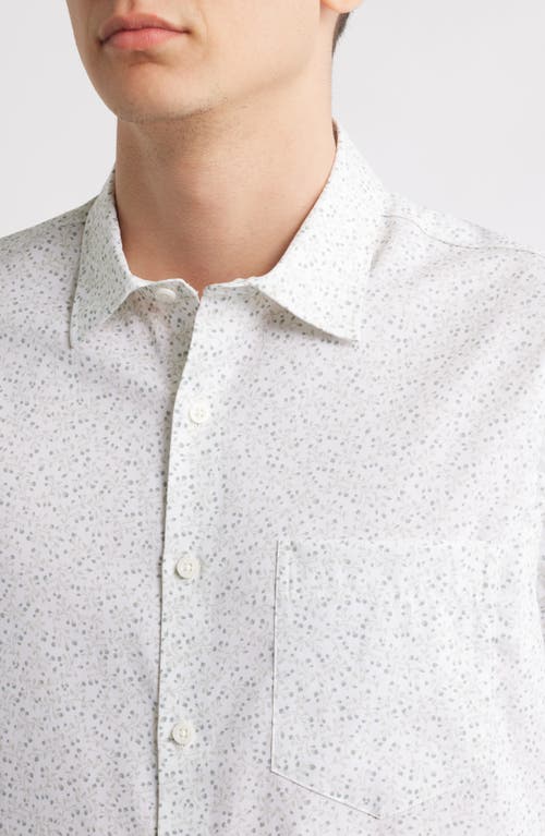 Nordstrom Floral Short Sleeve Stretch Button-up Shirt