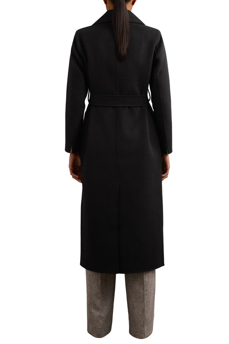 Dorian Wool Blend Coat, Alternate, color, BLACK