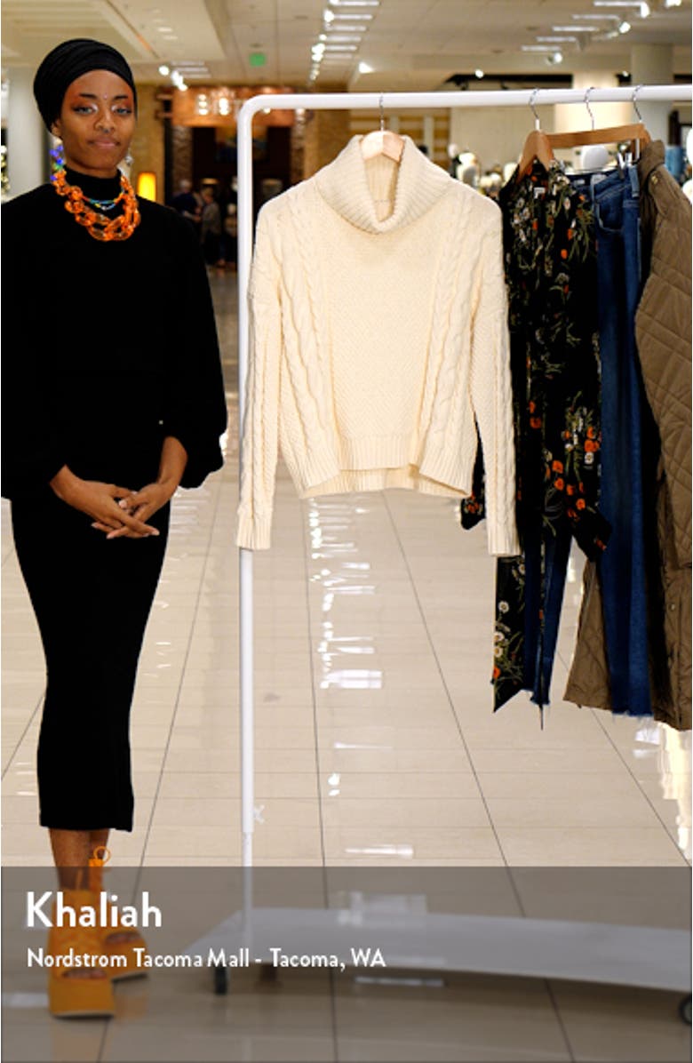 Crockett Cable Turtleneck Sweater, sales video thumbnail