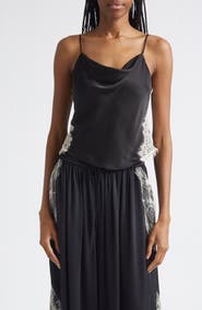 Cinq à Sept Esme Lace Satin Camisole