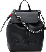 Desigual Mini Logo Embossed Convertible Backpack