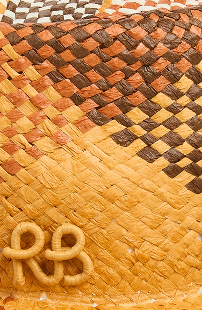 Ruslan Baginskiy Multicolored Woven Hat, Alternate, color, Ginger