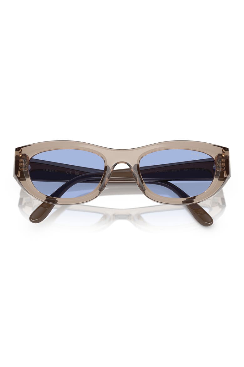 51mm Cat Eye Sunglasses, Main, color, BLUE