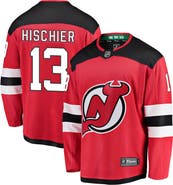 FANATICS Youth Fanatics Branded Nico Hischier Red New Jersey Devils Home Breakaway Player Jersey