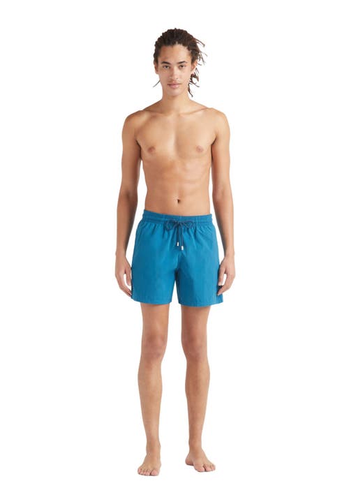 Vilebrequin Solid Recycled Polyamide Swim Shorts In Paon