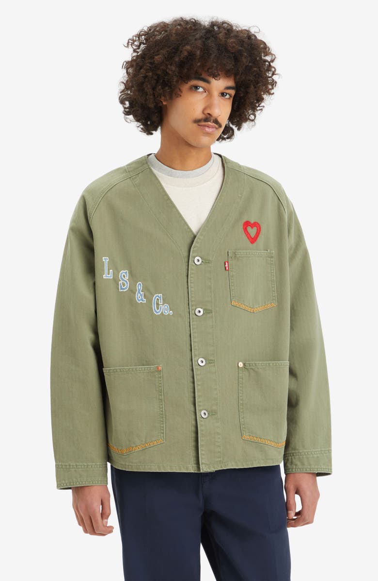 Levi's Union Engineer Denim Graphic Jacket, Alternate, color,