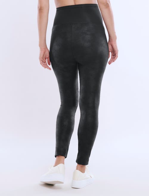 MOTHERHOOD MATERNITY MOTHERHOOD MATERNITY SECRET FIT OVER THE BELLY COATED FULL LENGTH LEGGING