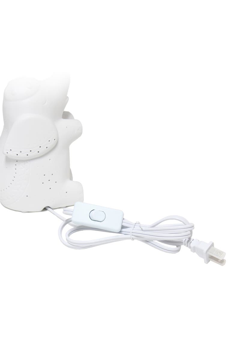 LALIA HOME Gentle Elephant Light, Alternate, color, White