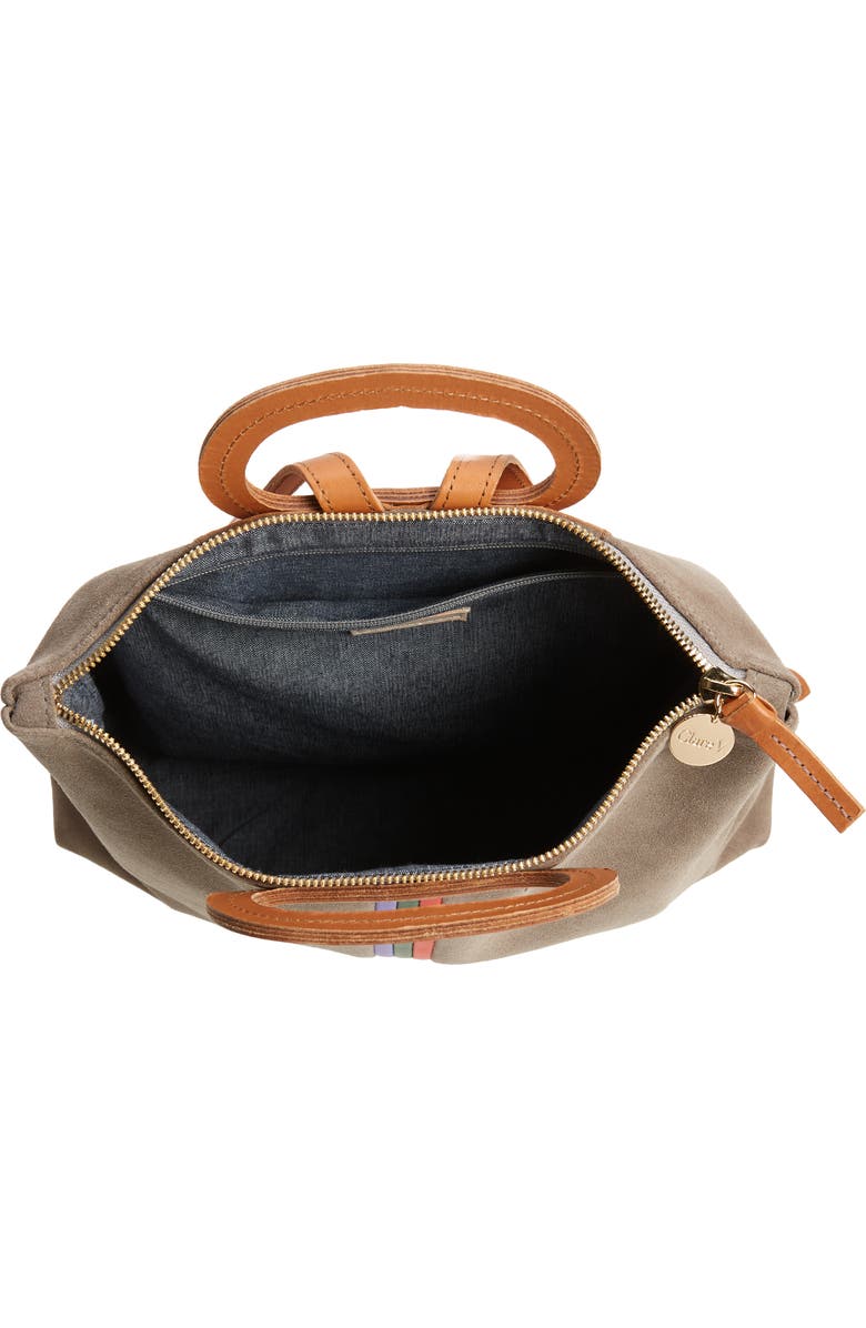 Clare V. Marcelle Suede Backpack, Alternate, color,