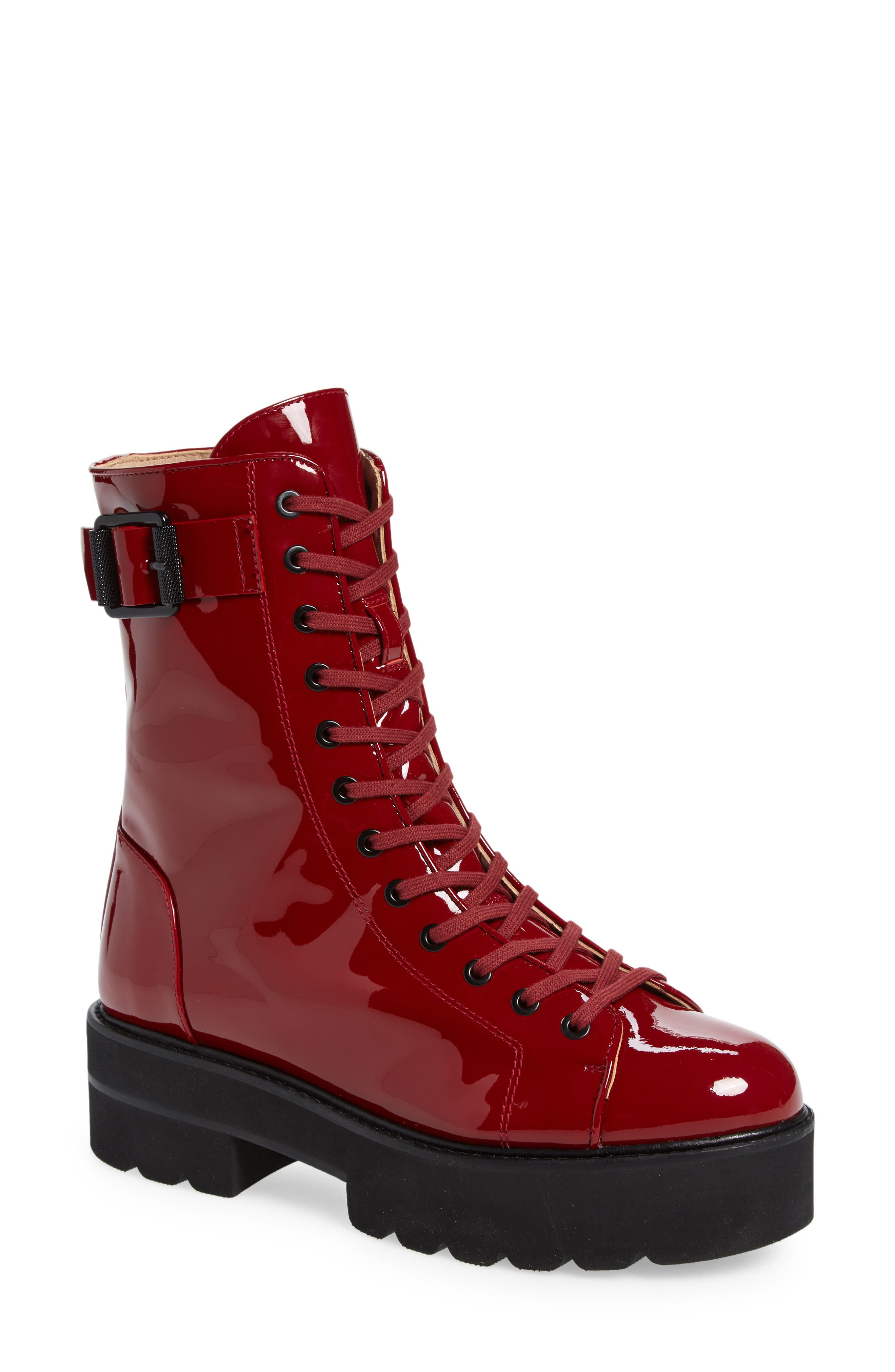 Ryder Ultralift Bootie (Nordstrom Exclusive), Main, color, RED