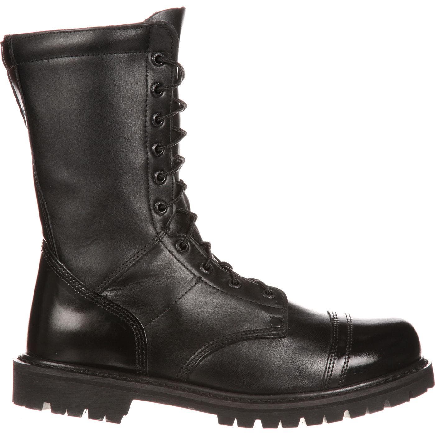 Rocky Side Zipper Jump Boot, Main, color, Black