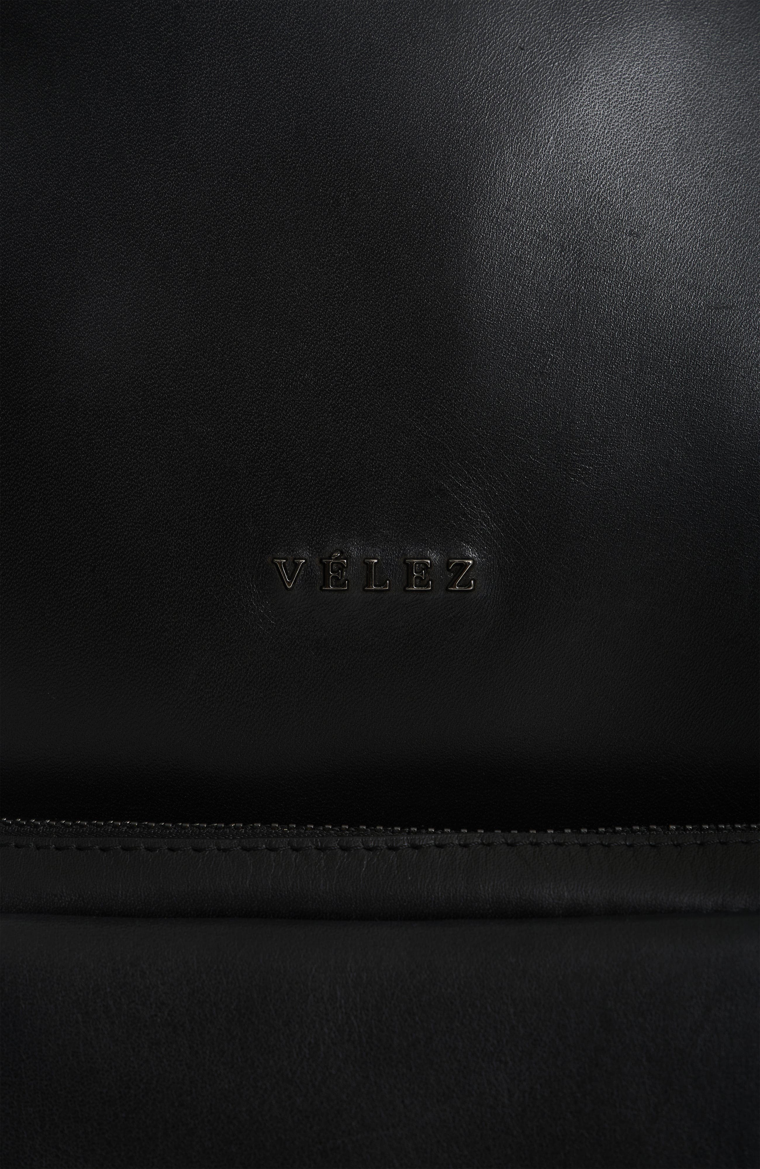 Velez Smooth Leather Backpack with Vintage Effect, Alternate, color, 
