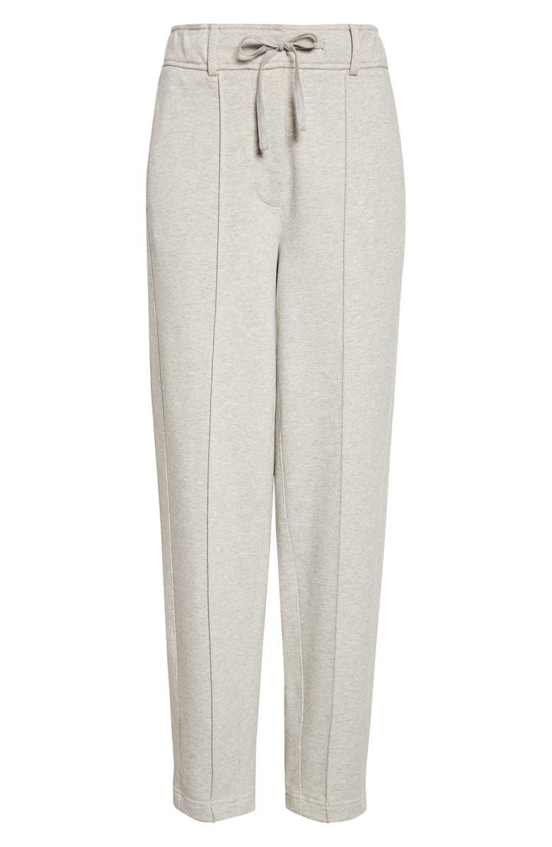 Derek Lam 10 Crosby Heloise Slim Pleated Cotton Sweatpants, Alternate, color,