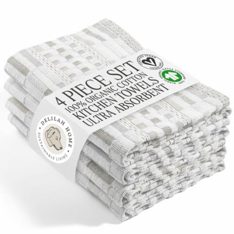 100 Organic Cotton Kitchen Towels