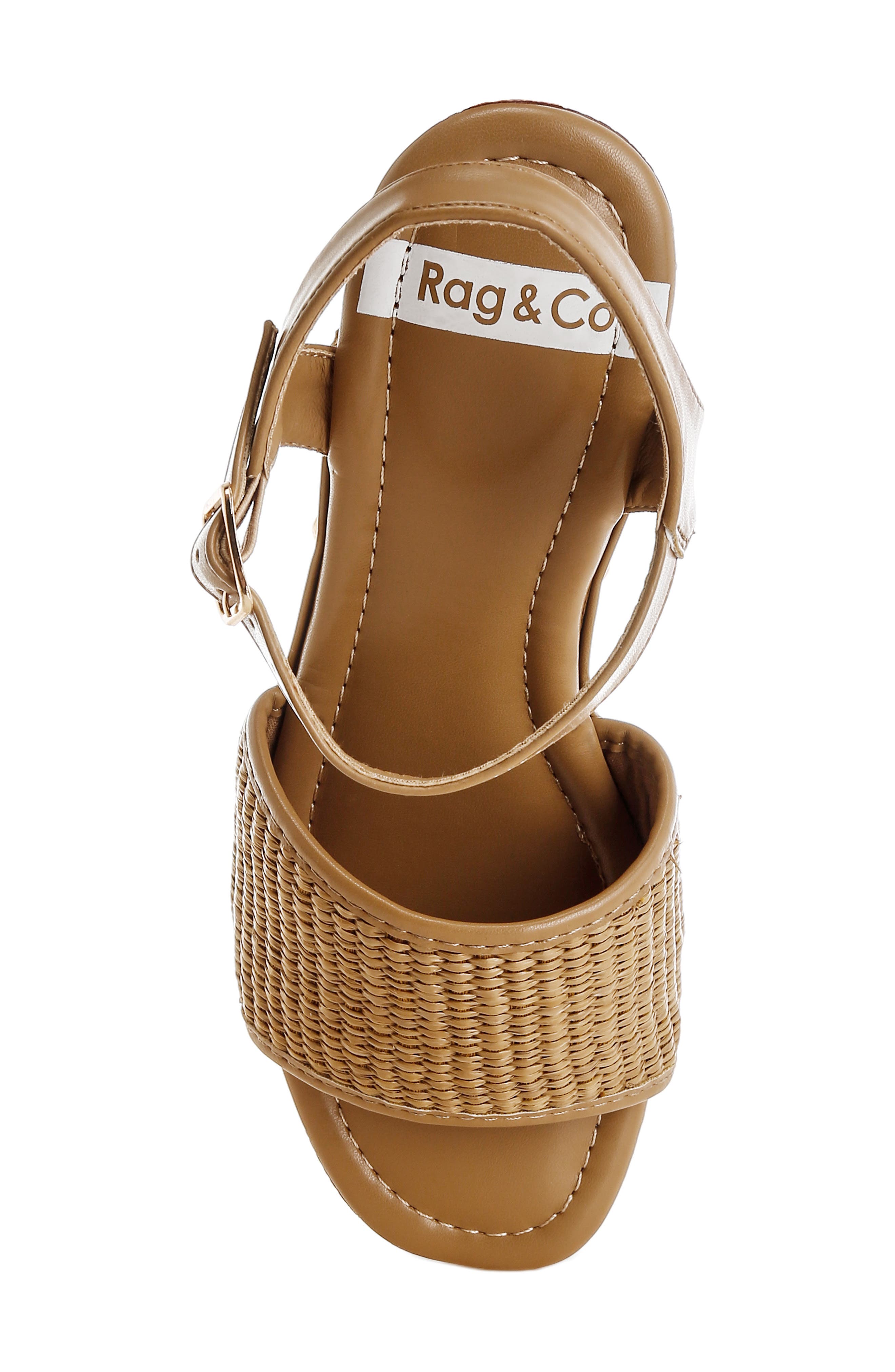 Rag & Co Mazaro Platform Sandal, Alternate, color, 