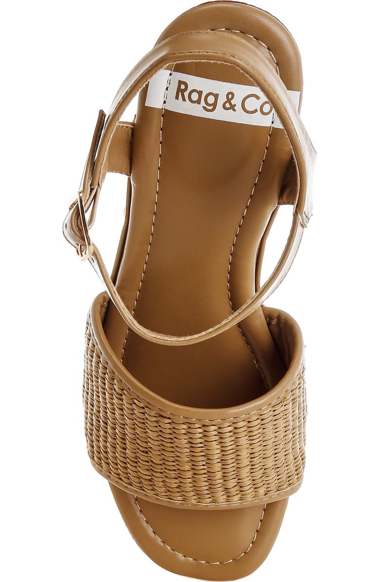 Rag & Co Mazaro Platform Sandal, Alternate, color,