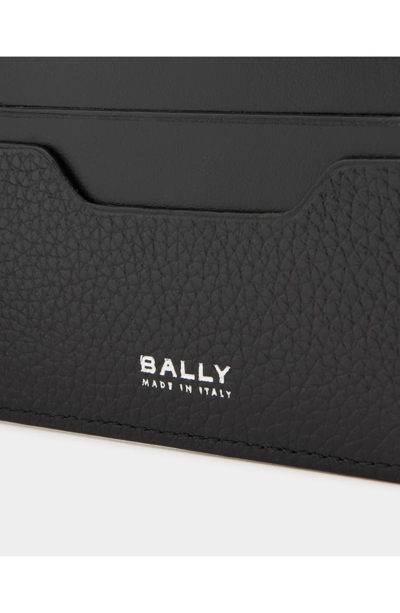 Bally Capitol Wallet in Leather, Alternate, color, Black+Palladio