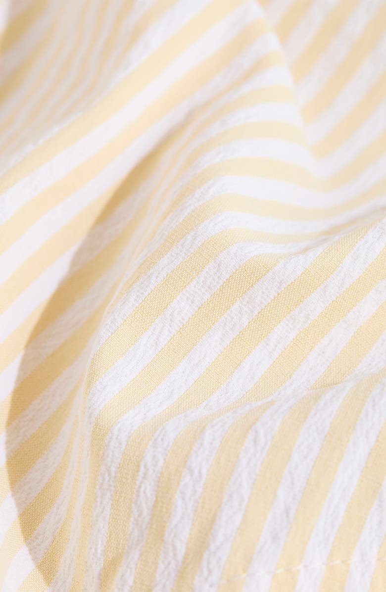 vineyard vines Harbor Stripe Long Sleeve Cover-Up Shirtdress, Alternate, color, Vineyard Vines White