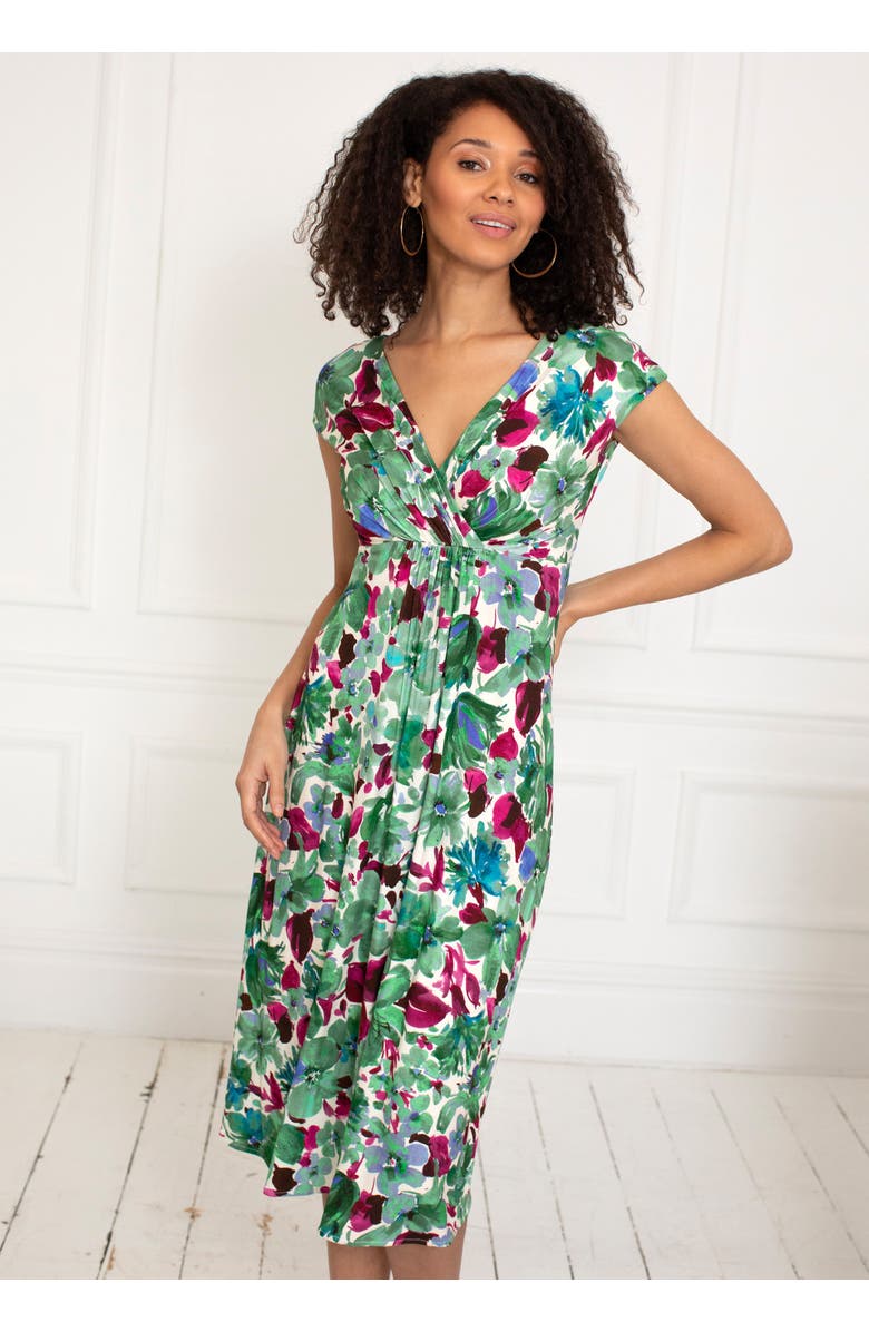 Alie Street London Sara Midi Dress, Alternate, color, Paradise Green