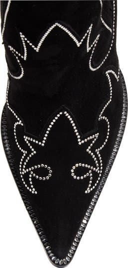 Santia Crystal Beaded Western Boot