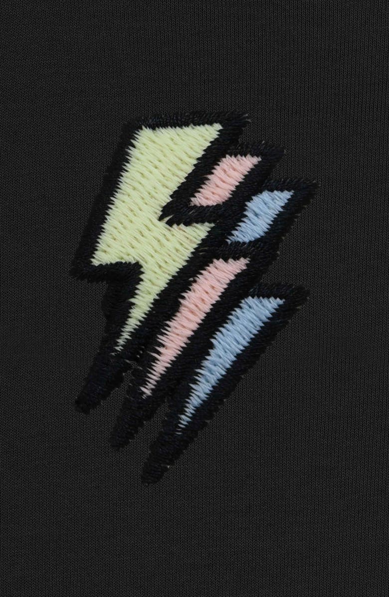 Dalix Lightning Fleece Sweatshirt, Alternate, color, Black