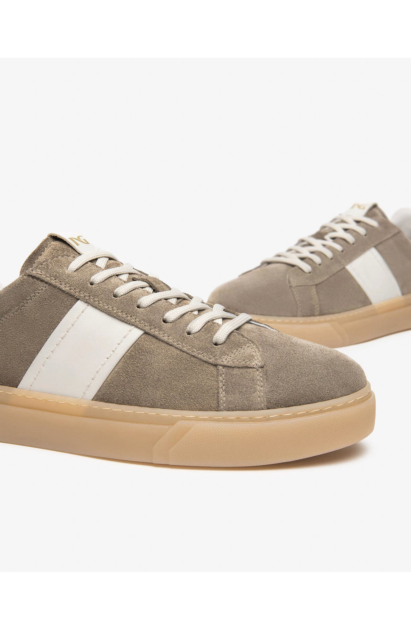NeroGiardini Low Top Sneaker, Alternate, color, Taupe