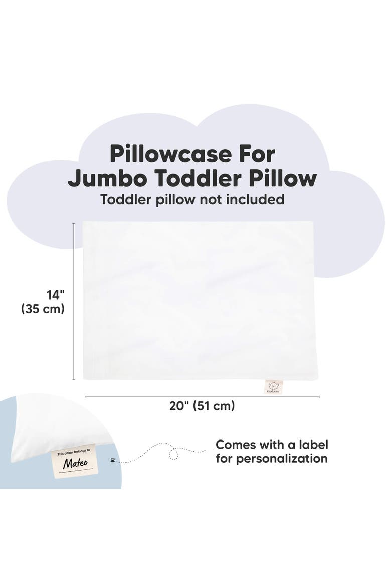 My Little Dreamy [Protect+] Waterproof Jumbo Pillowcase, Alternate, color, Soft White