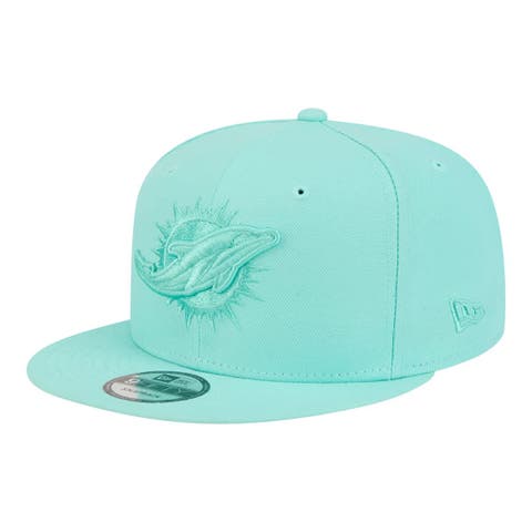 Men's New Era  Turquoise Miami Dolphins Colorpack 9FIFTY Snapback Hat