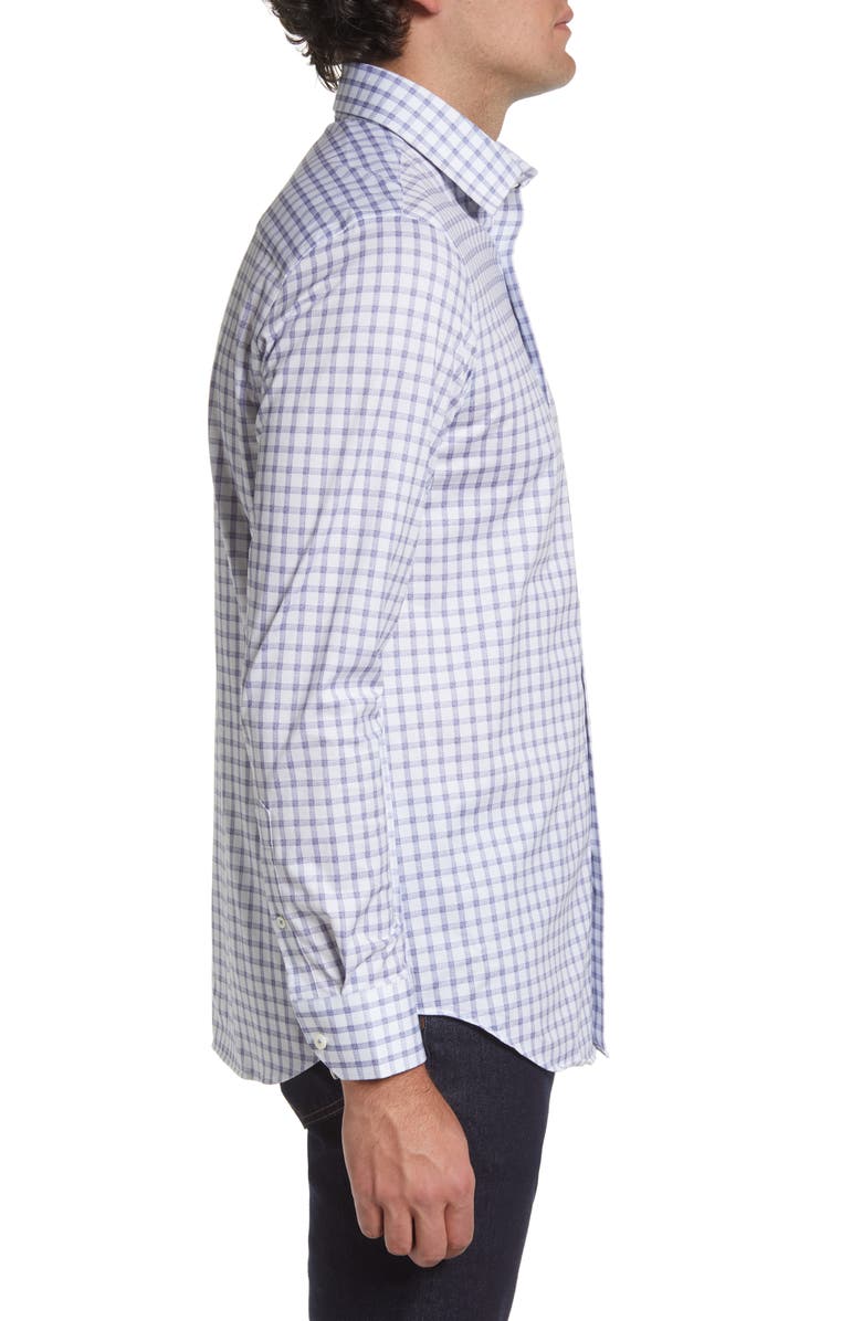 Bugatchi OoohCotton<sup>®</sup> Check Button-Up Shirt, Alternate, color, 