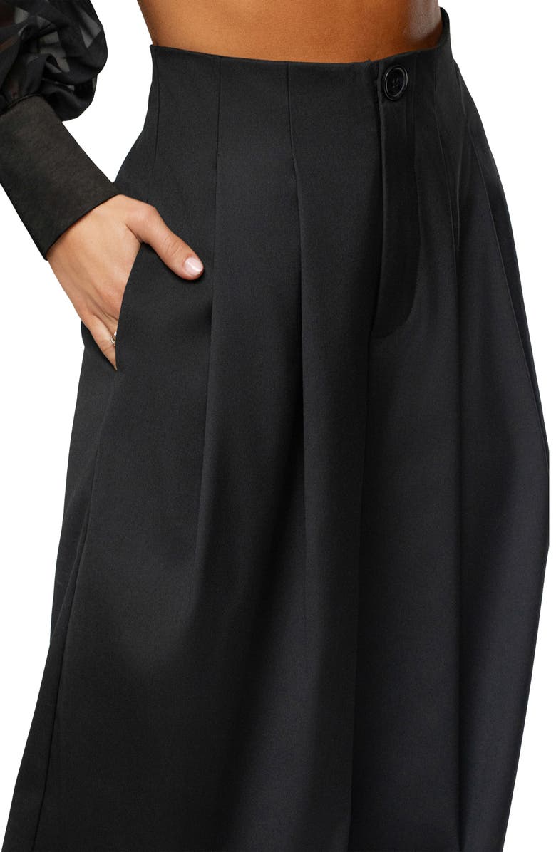 JLUXLABEL Pleated Wide Leg Pants, Alternate, color,