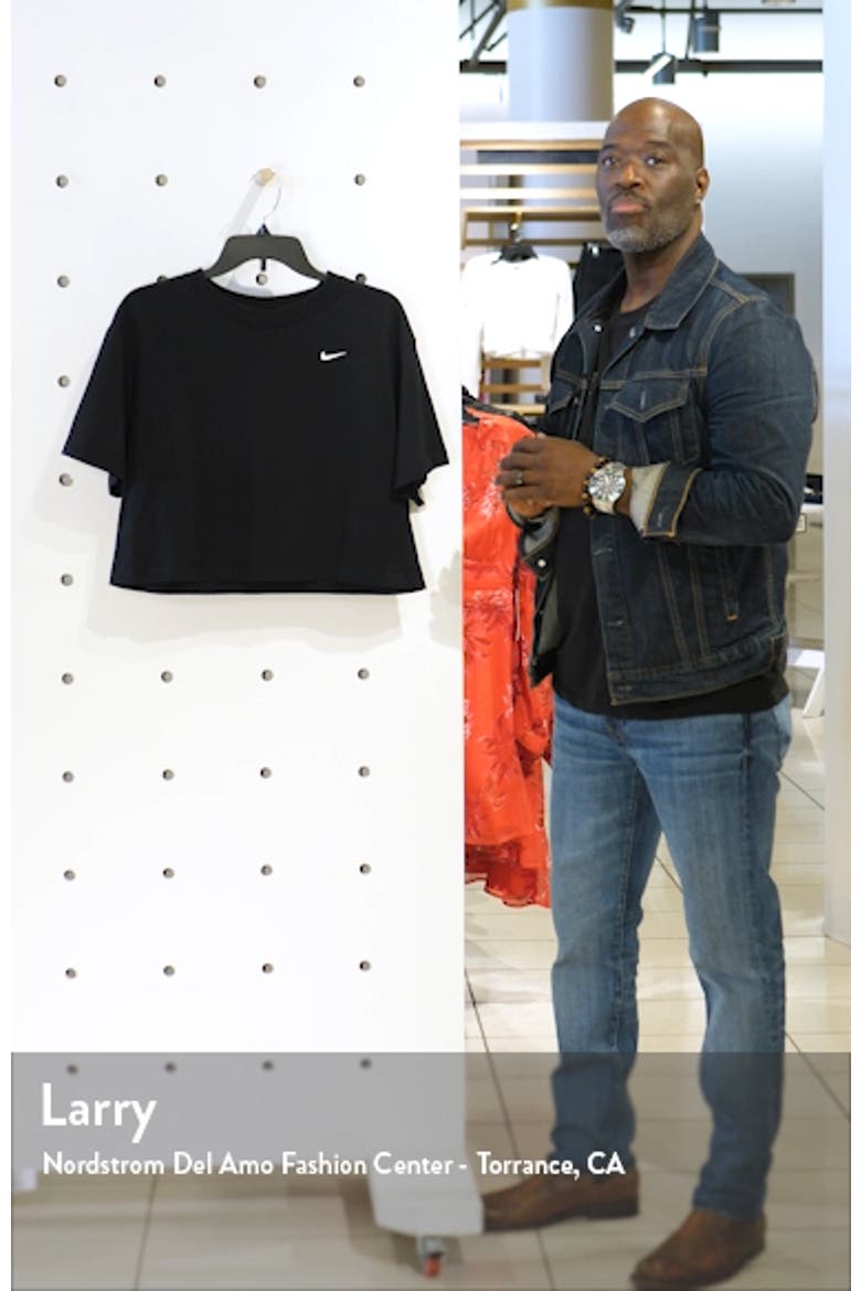 Sportswear Essential Crop Organic Cotton Tee video