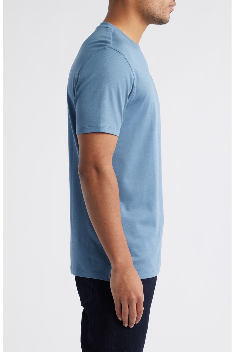Georgia Pima Cotton T-Shirt, Alternate, color, BLUEFIN