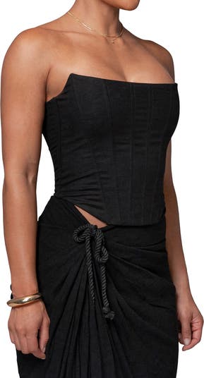 Matilda Crinkle Tie Bandeau & Maxi Skirt Set
