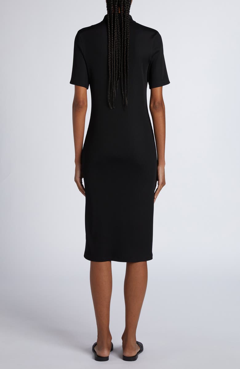 Moncler Rib Knit Polo Dress, Alternate, color,