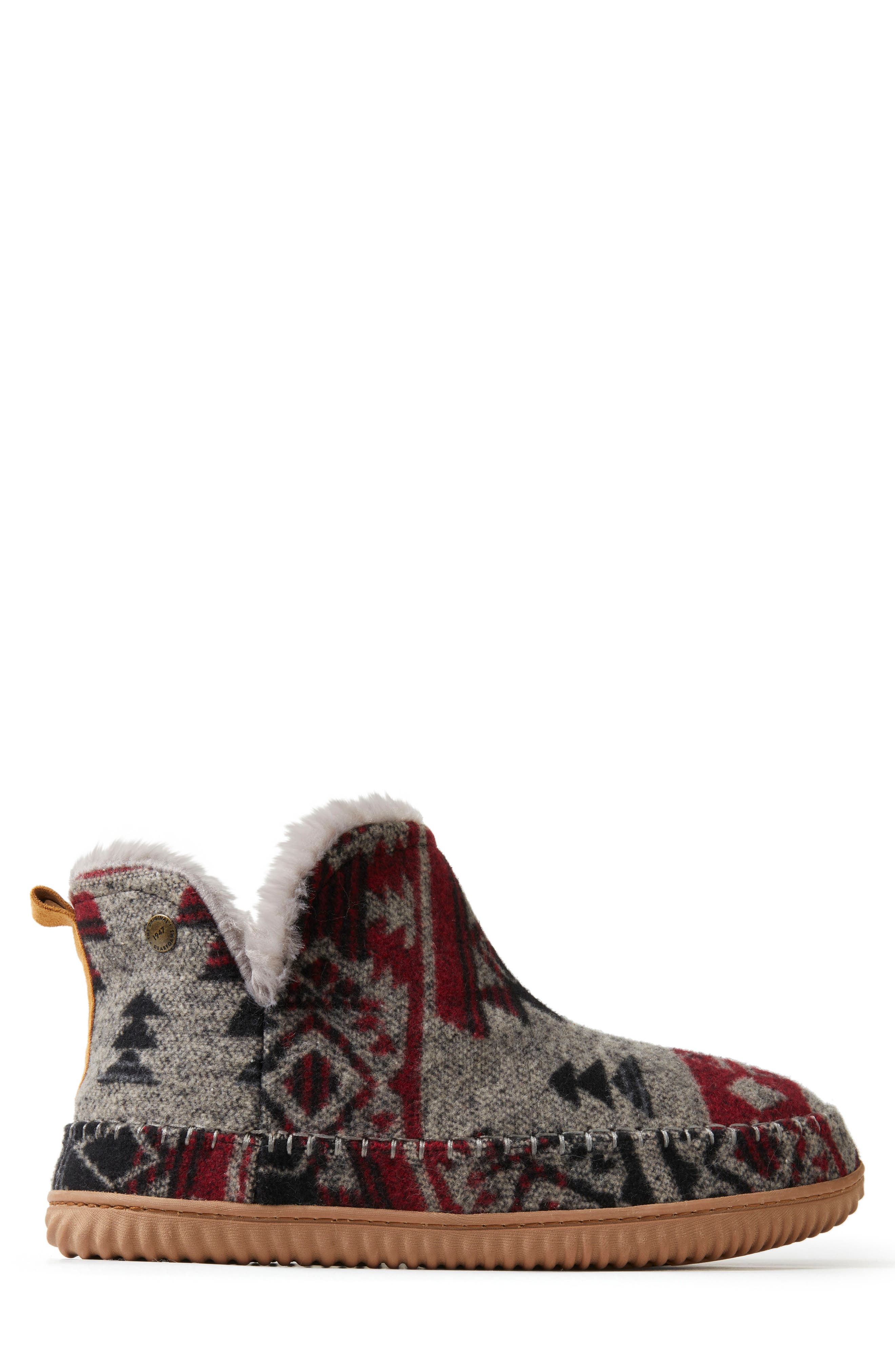 DEARFOAMS Brix Faux Fur Lined Slipper, Alternate, color, 