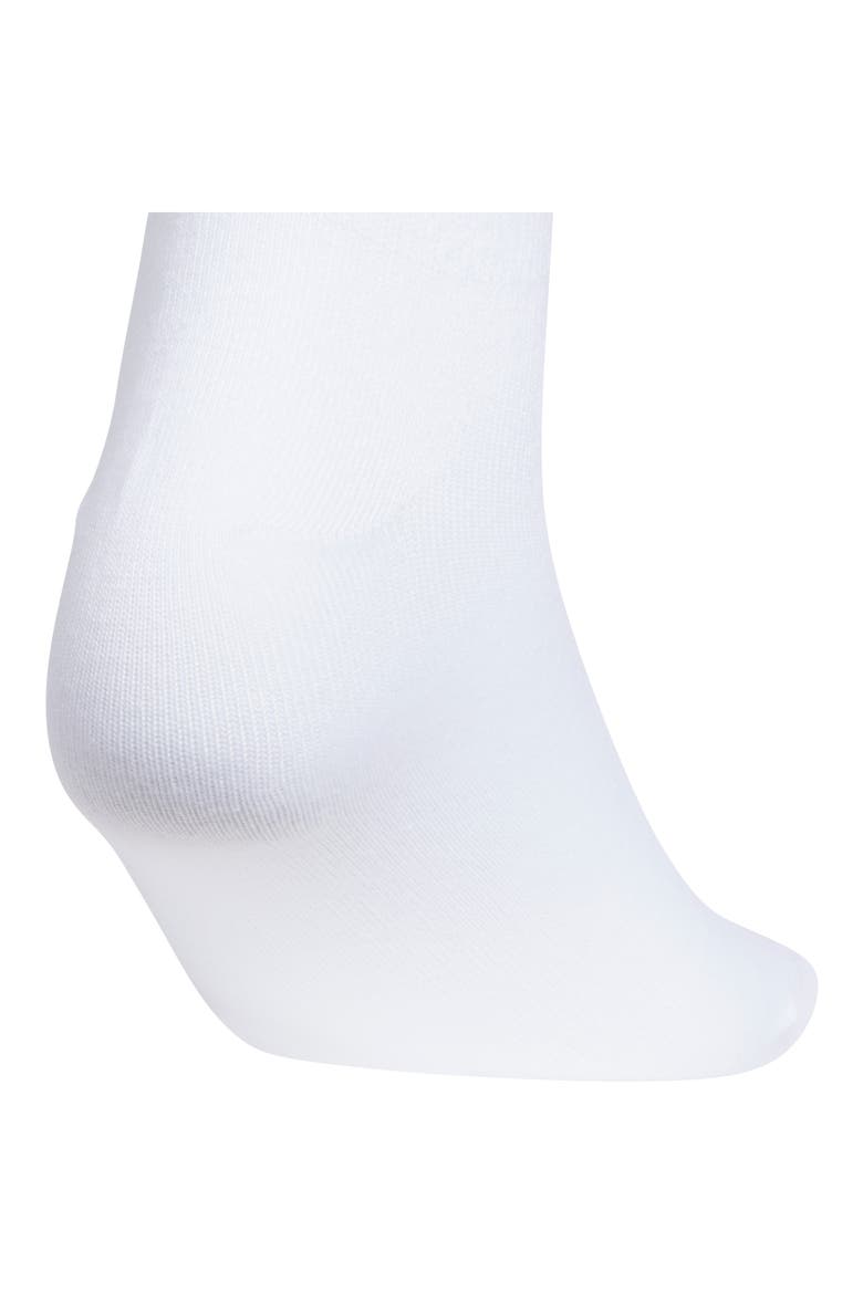 Luxe 3-Pack High Quarter Socks, Alternate, color, WHITE/ GOLD/ SILVER
