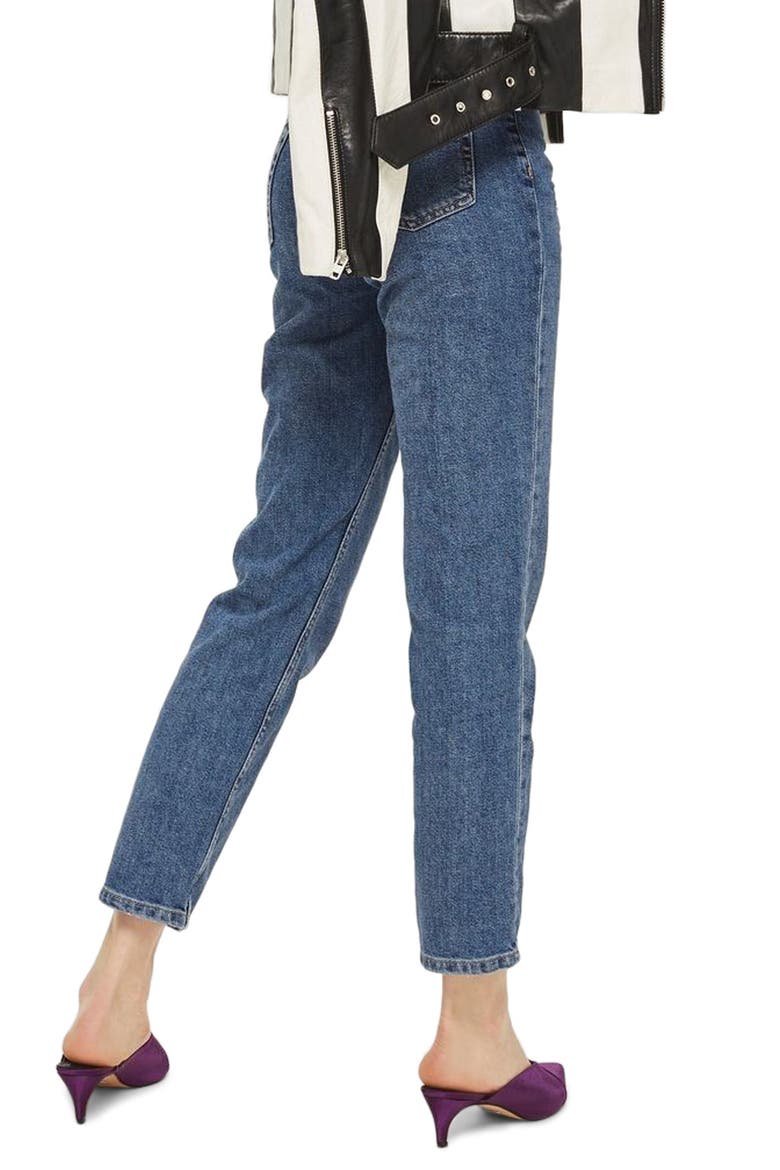 Straight Leg Jeans, Alternate, color, MID DENIM