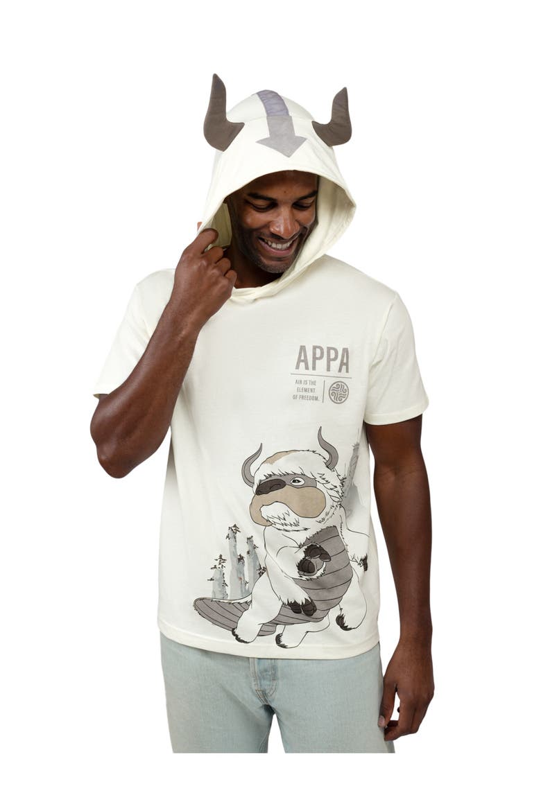 Hooded T-Shirt, Alternate, color, Beige Appa