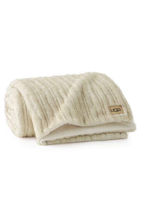 Jennis Faux Fur Throw Blanket
